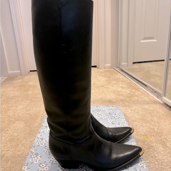 SCHUTZ Black Heeled Boots - Picture 4 of 5